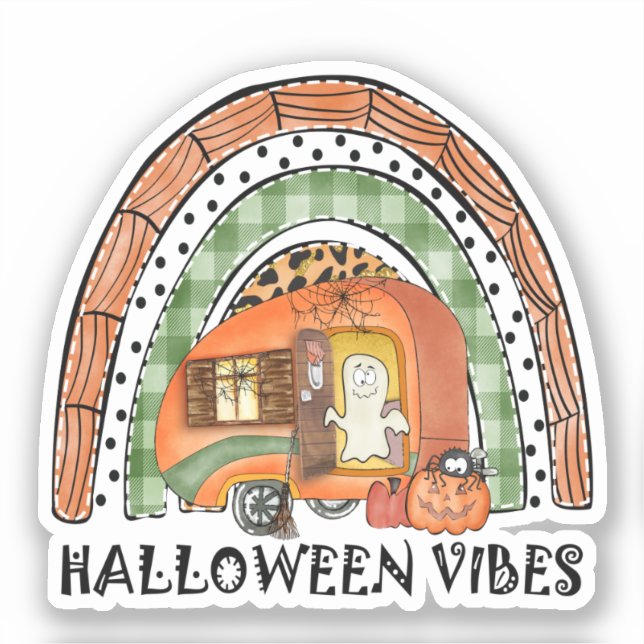 Halloween Vibes – Orange Rainbow (Front)