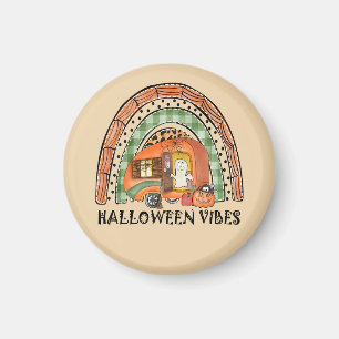 Halloween Vibes – Orange Rainbow Magnet
