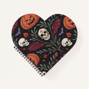 Halloween Vibes Pattern Notebook