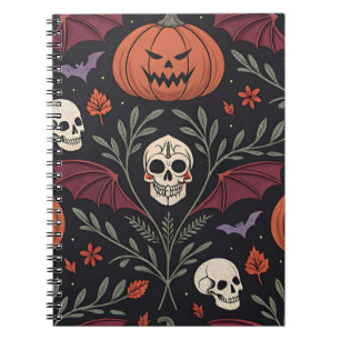 Halloween Vibes Pattern Notebook