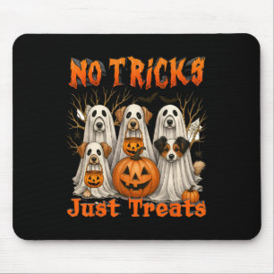 Halloween Vibes Spooky Season Dog Mum No Tricks Ju Mouse Mat