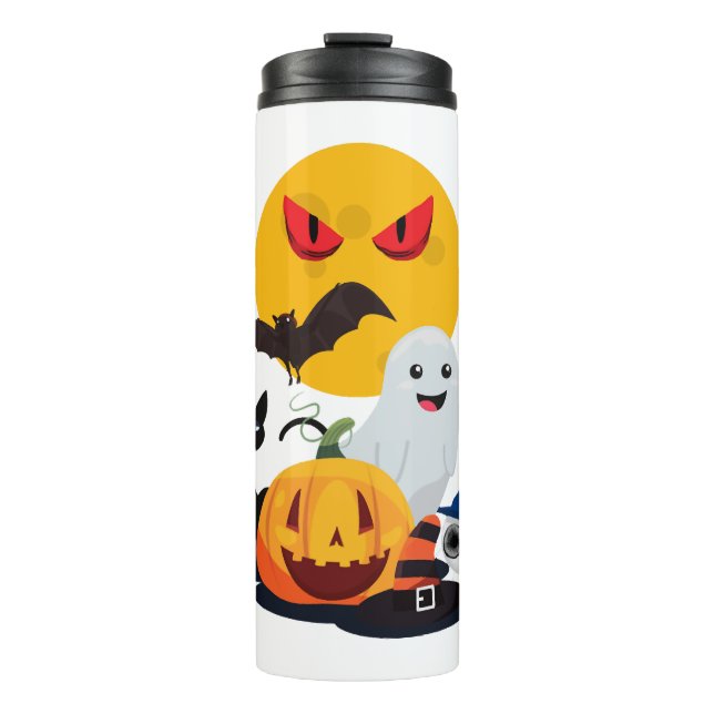 Halloween vibes              thermal tumbler (Front)