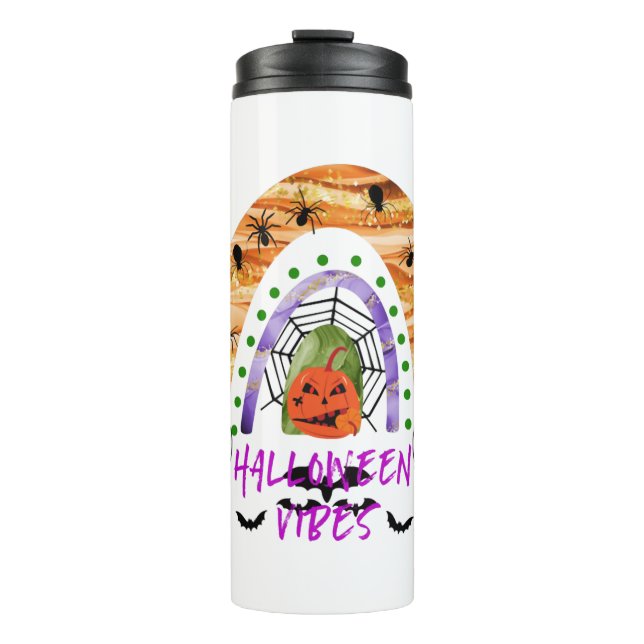 Halloween vibes             thermal tumbler (Front)