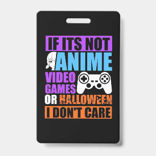 Halloween Video Games ID Badge