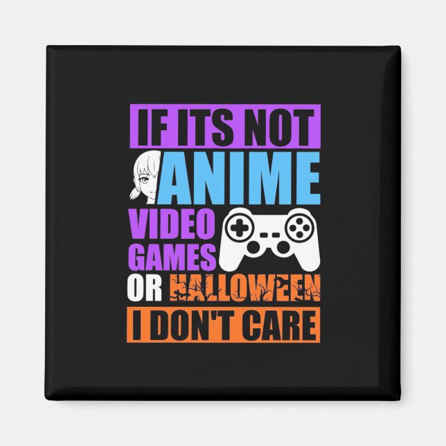 Halloween Video Games Magnet (Front)