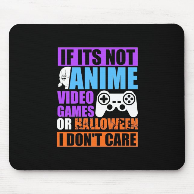 Halloween Video Games Mouse Mat (Front)