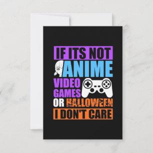 Halloween Video Games RSVP Card