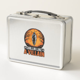 Halloween Villain Vintage Engraving Shirt Design_1 Metal Lunch Box
