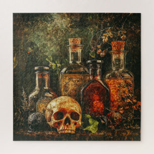 Halloween Vintage Apothecary Puzzle