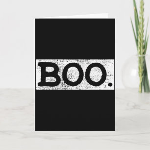 Halloween Vintage Boo Funny Gift  Card