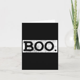 Halloween Vintage Boo Funny Gift Card