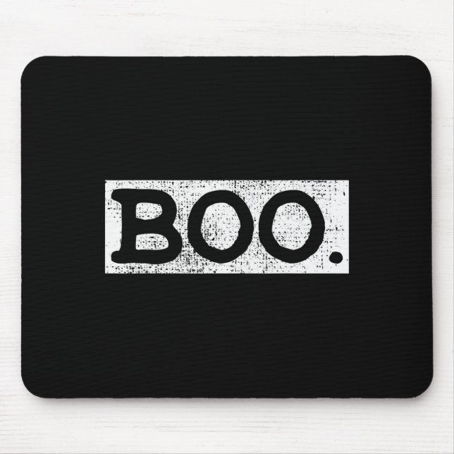 Halloween Vintage Boo Funny Gift  Mouse Mat (Front)