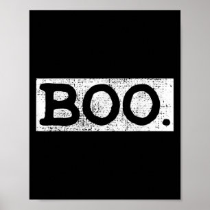 Halloween Vintage Boo Funny Gift  Poster