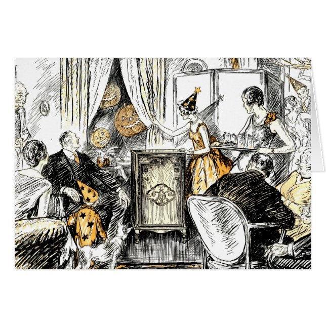 Halloween Vintage Flappers (Front Horizontal)