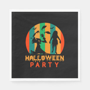 Halloween Vintage Halloween Party Napkin