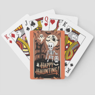 Halloween Vintage Happy Fear Playing Cards