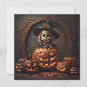 Halloween vintage holiday card