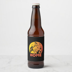 Halloween Vintage Home Birthday Beer Bottle Label