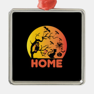 Halloween Vintage Home Birthday Metal Tree Decoration