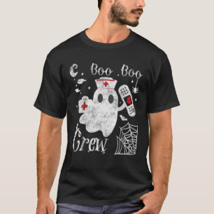 Halloween Vintage Nursing RN Ghost Women Boo Boo C T-Shirt