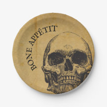 Halloween Vintage Skull | Bone Appetit Gothic