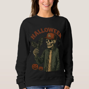 Halloween Vintage - Spooky Skeleton Sweatshirt