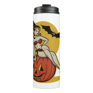 Halloween Vintage Thermal Tumbler