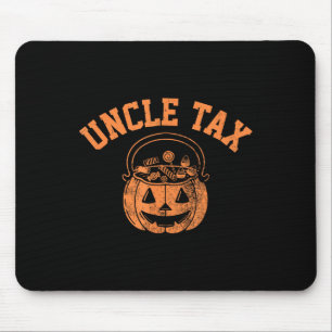 Halloween Vintage Uncle Tax Pumpkin Spooky Trick-o Mouse Mat