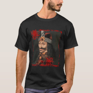 Halloween Vlad Tepes Count Dracula Graphic Vampire T-Shirt