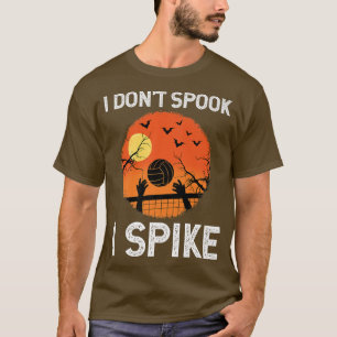 Halloween Volleyball Player Spike Game Sport Net T-Shirt
