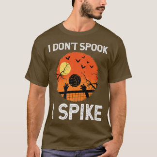Halloween Volleyball Player Spike Game Sport Net  T-Shirt