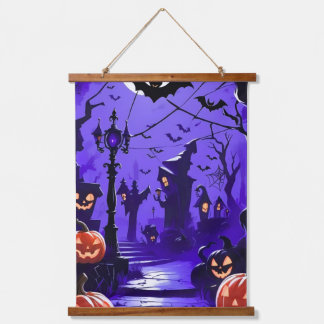 halloween Wall Tapestry castle scary