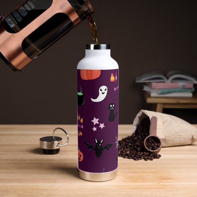 Halloween Water Bottle (Coffee)