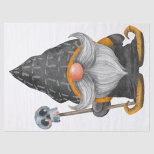 Halloween Watercolor Gnome Tissue Paper