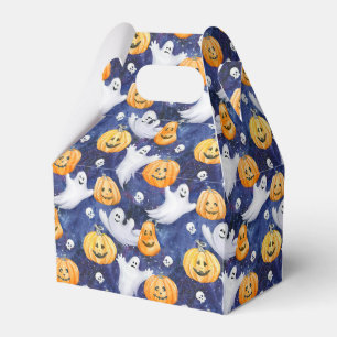 Halloween Watercolor Pattern Favour Box