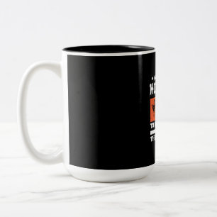 Halloween We Make Up Horrors Two-Tone Coffee Mug