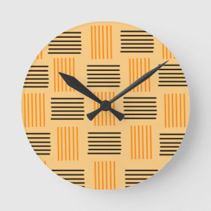 Halloween Weave  Round Clock