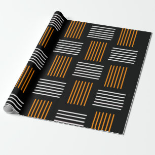 Halloween Weave Wrapping Paper