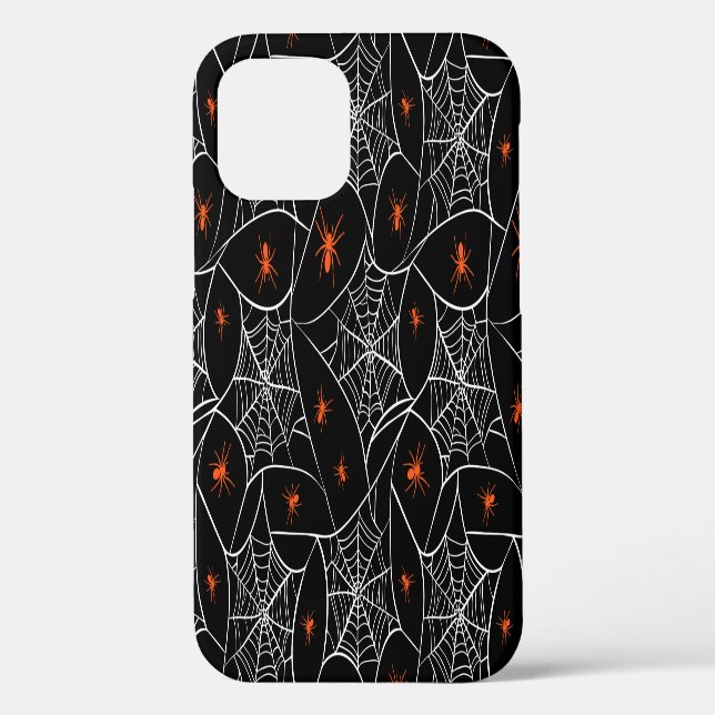 Halloween web and spiders background. Case-Mate iPhone case (Back)