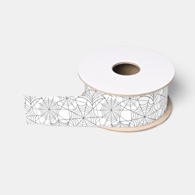 Halloween Webs Grosgrain Ribbon (Spool)