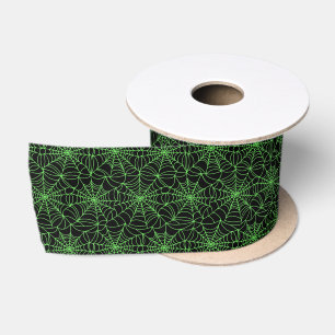 Halloween Webs Satin Ribbon