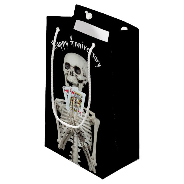 Halloween Wedding Anniversary  Small Gift Bag (Front Angled)