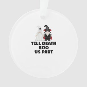 Halloween Wedding Anniversary - Till Death Boo Us  Ornament