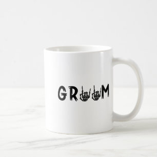 Halloween Wedding Bride Groom Skeleton Till Death  Coffee Mug