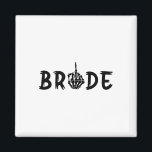 Halloween Wedding Bride Groom Skeleton Till Death  Magnet<br><div class="desc">Halloween Wedding Bride Groom Skeleton Till Death Matching 2</div>