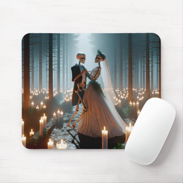 Halloween Wedding Dance Mouse Mat (With Mouse)
