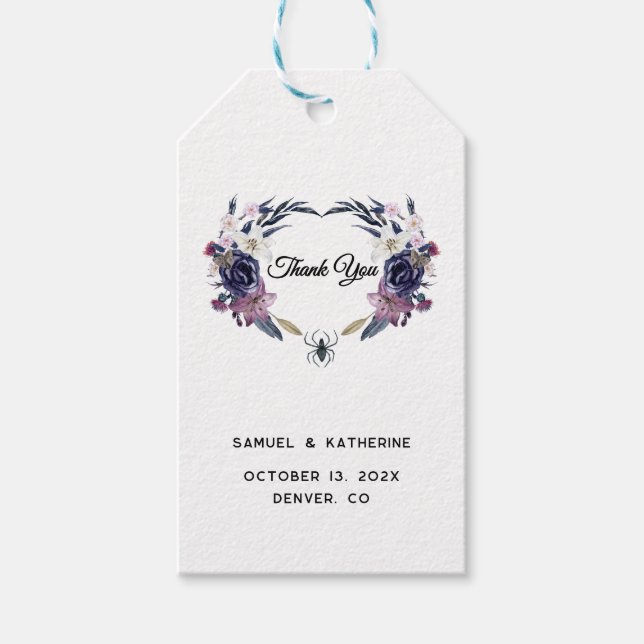 Halloween Wedding Gift Tag (Front)