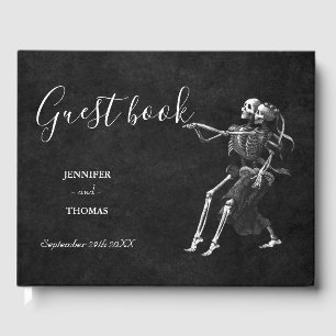 Halloween wedding guest book