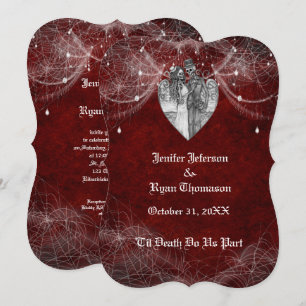 halloween wedding Invitation