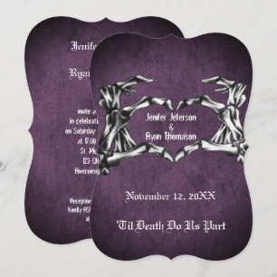 halloween wedding Invitation